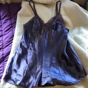 Vintage Satin Romper Lingerie Nightie